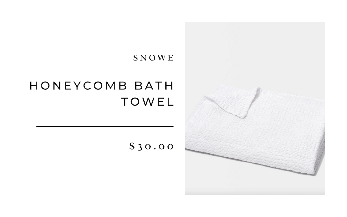 Under The Canopy Textured Organic Cotton Towel, Snow / Bath Towel Bath Towel Snow