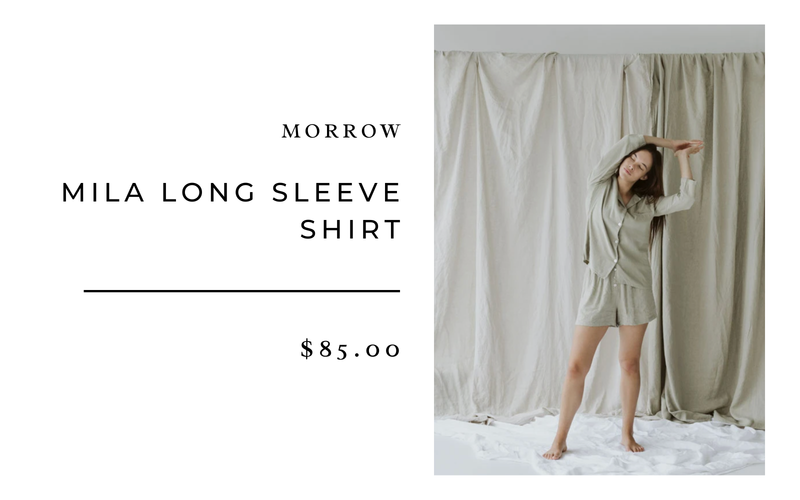 Morrow Mila Long Sleeve Shirt 