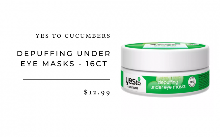 Yes To Cucumbers Depuffing Under Eye Masks - 16ct