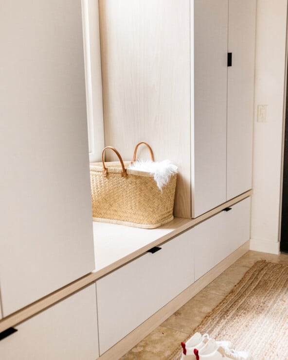 Mudroom organization ideas.