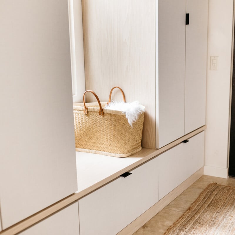 Mudroom organization ideas.