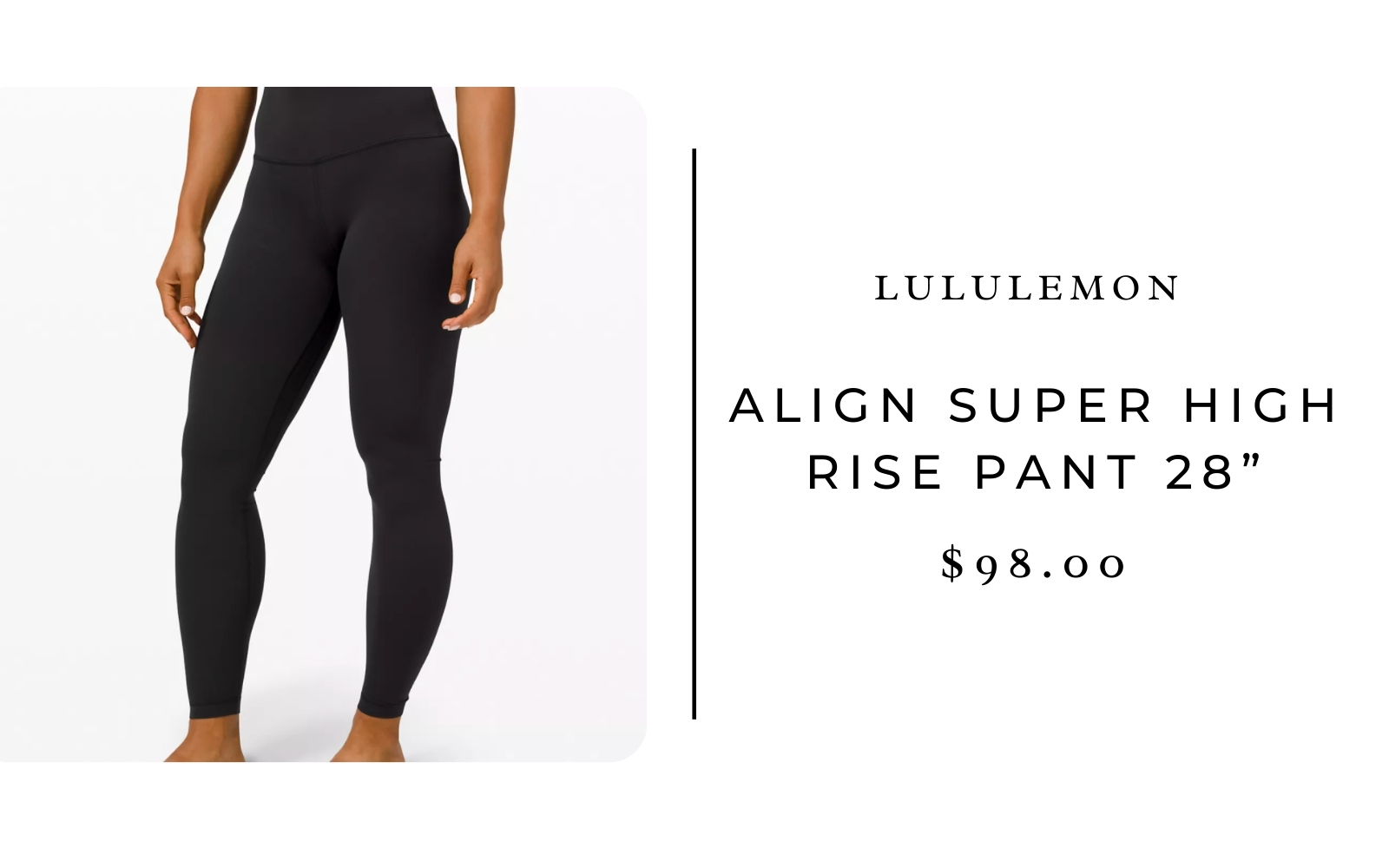Lululemon Align Super High Rise Pant 28”
