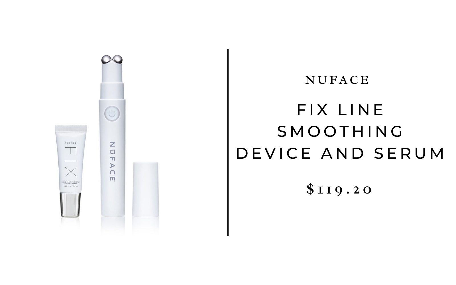 NuFACE FIX Line Smoothing Device and Serum - Camille Styles