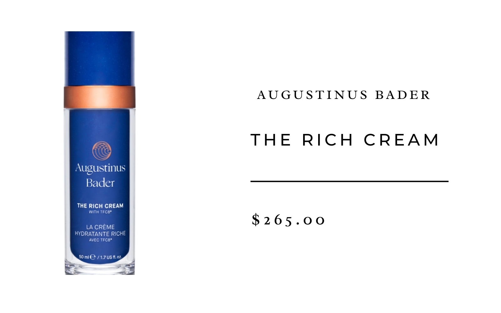 Augustinus Bader The Rich Cream