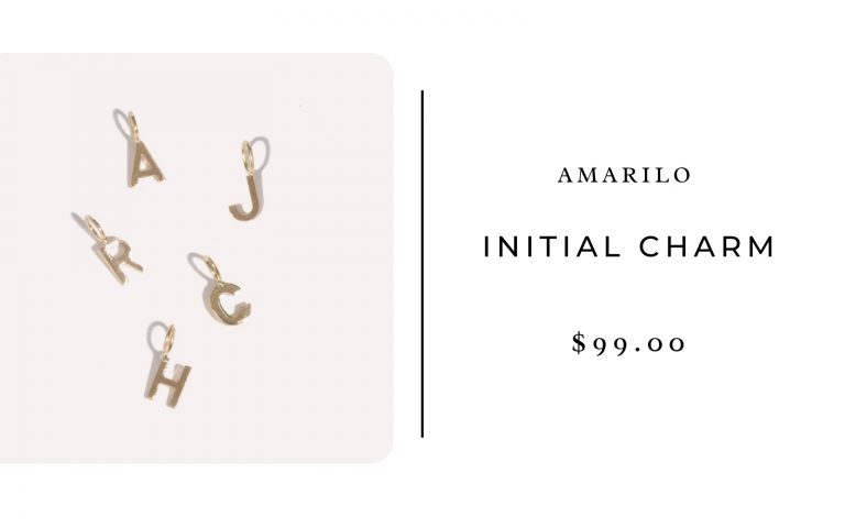 Amarilo Initial Charm