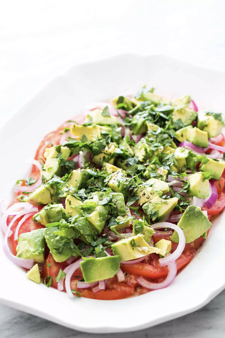 Tomato, Onion, and Avocado Salad by Simply Recipes