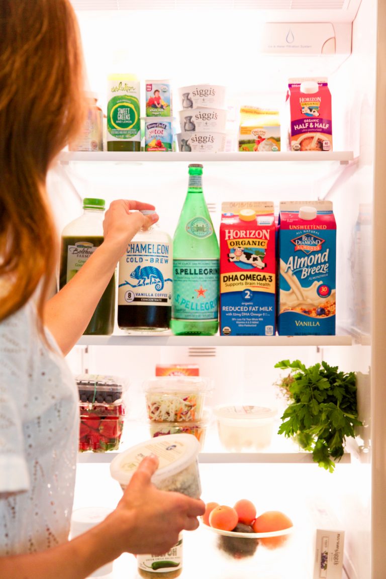 Camille organized the fridge