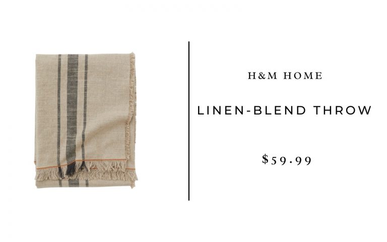 H&M Home Linen-blend Throw