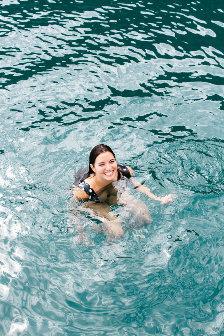 jump in the water and get your hair wet - summer bucket list