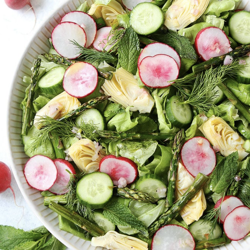 Perfect Spring Salad by Two Peas and Their Pod