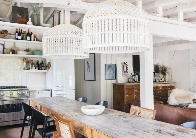 All-white interior design—Leanne Ford