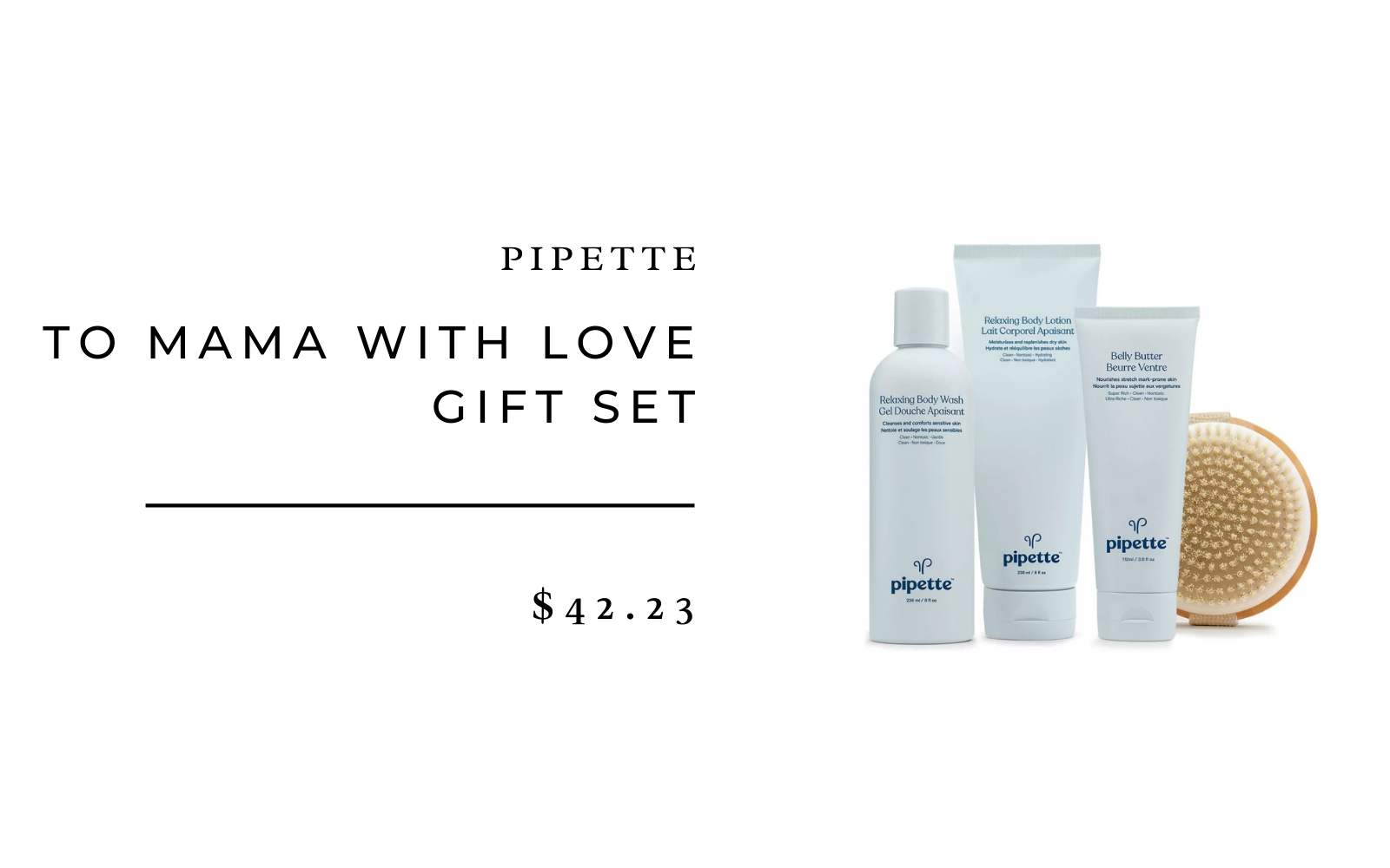 pipette to mama with love gift set