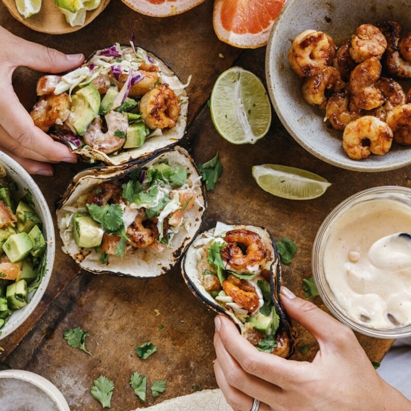 Shrimp tacos Memorial day recipes