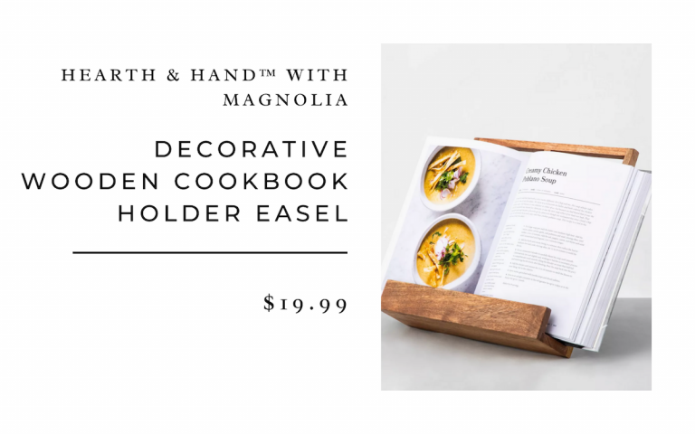 Hearth & Hand with Magnolia Decorative Wooden Cookbook Holder