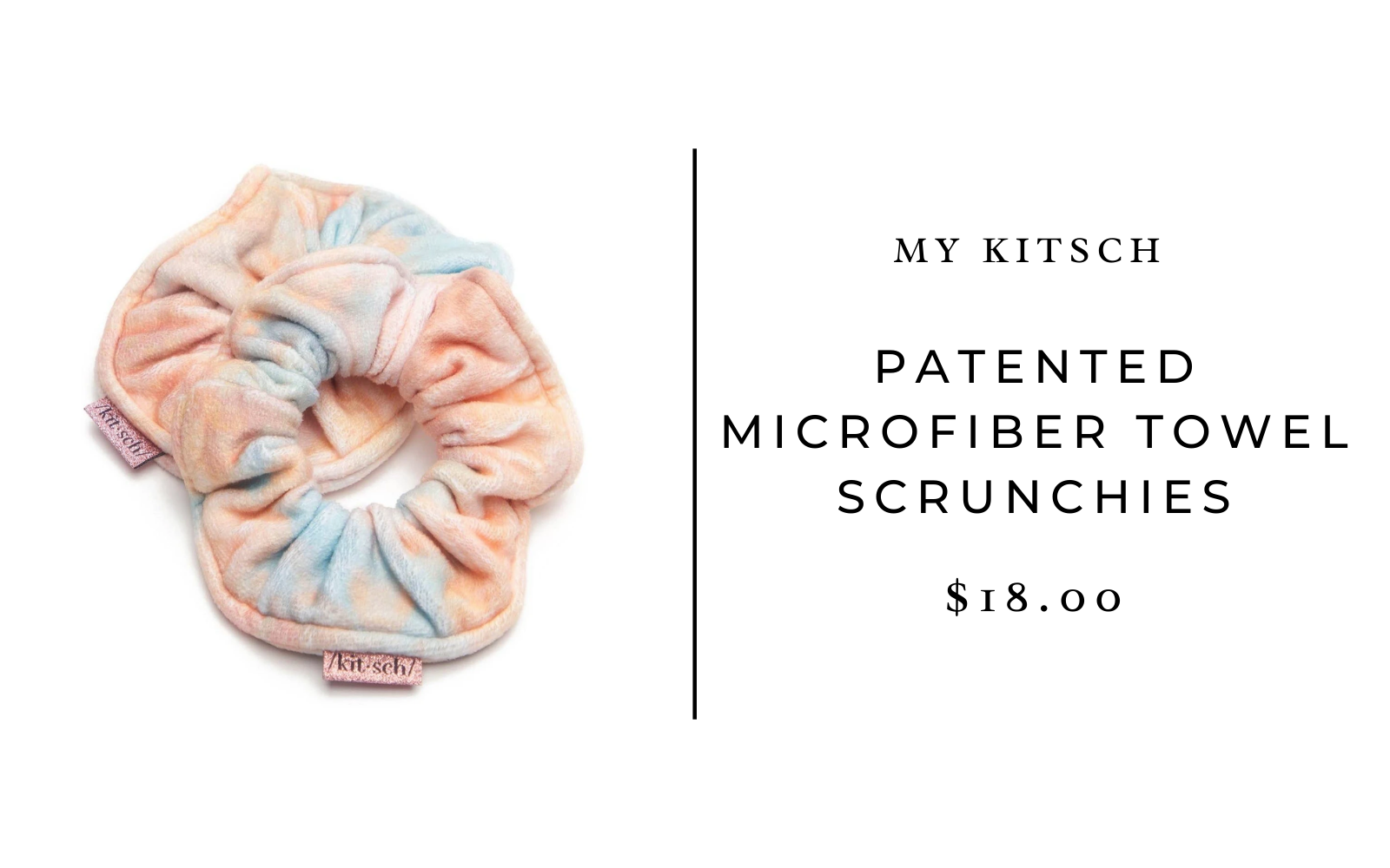My Kitsch Microfiber Towel Scrunchies