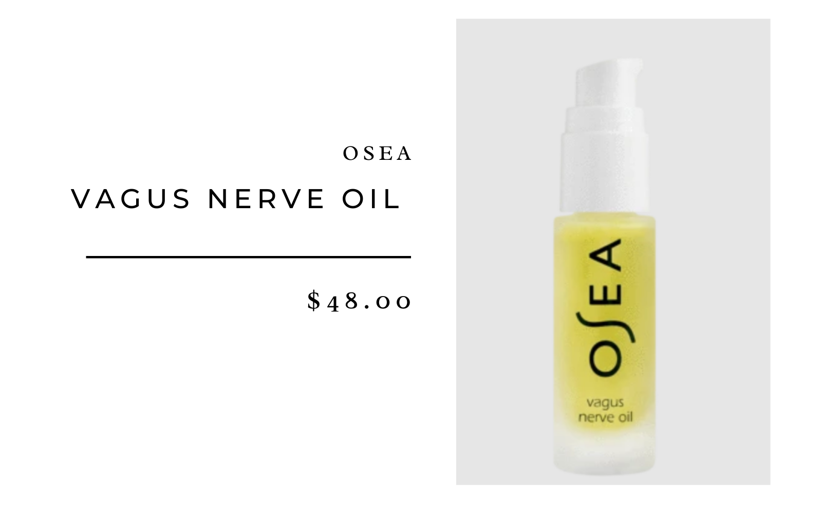 Osea Vagus Nerve Oil