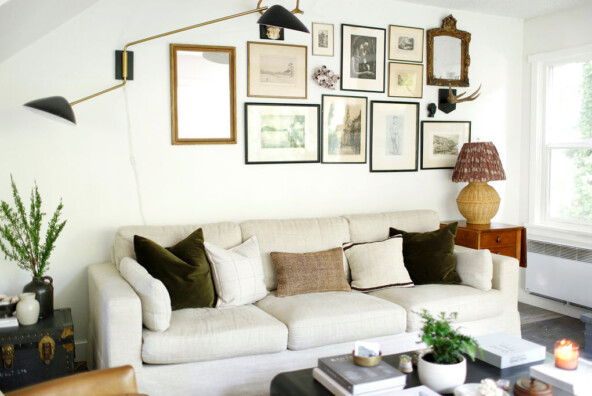 At Home With Kennesha Buycks, Restoration House Blog, BIPOC designer, living room