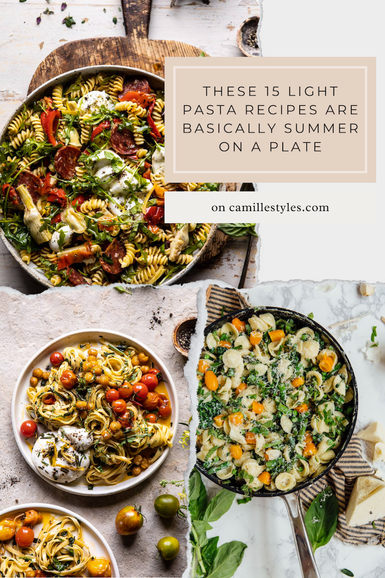light pasta recipes