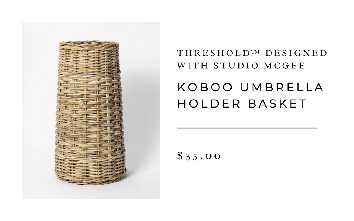 Threshold™ designed with Studio McGee Koboo Umbrella Holder Basket 