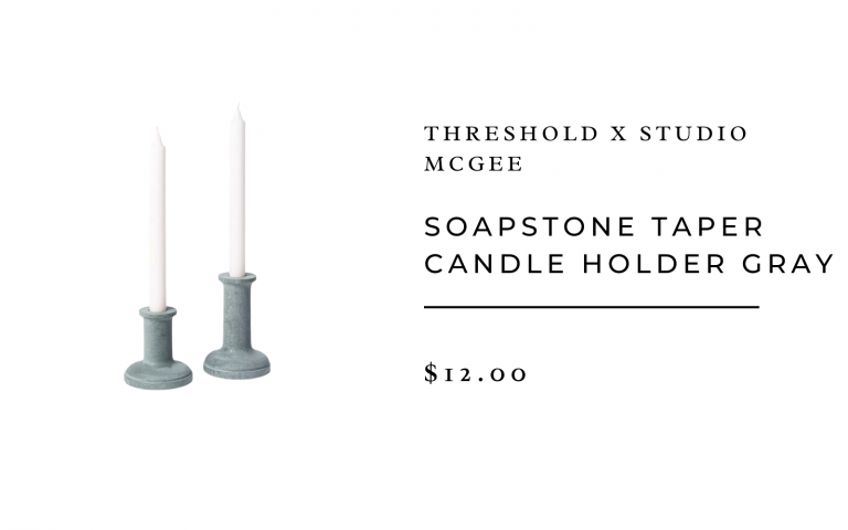 sopastone candle holder - idea for easy places