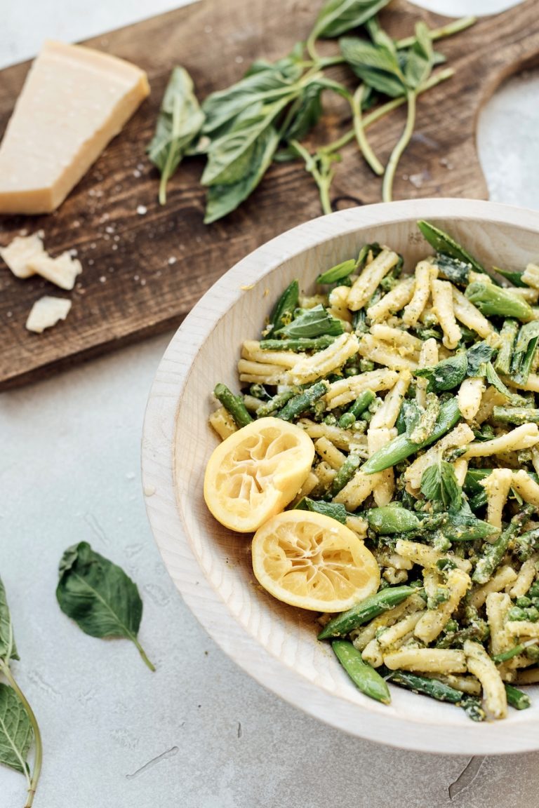 Pesto Pasta Primavera - easy healthy summer one-pot pasta recipe