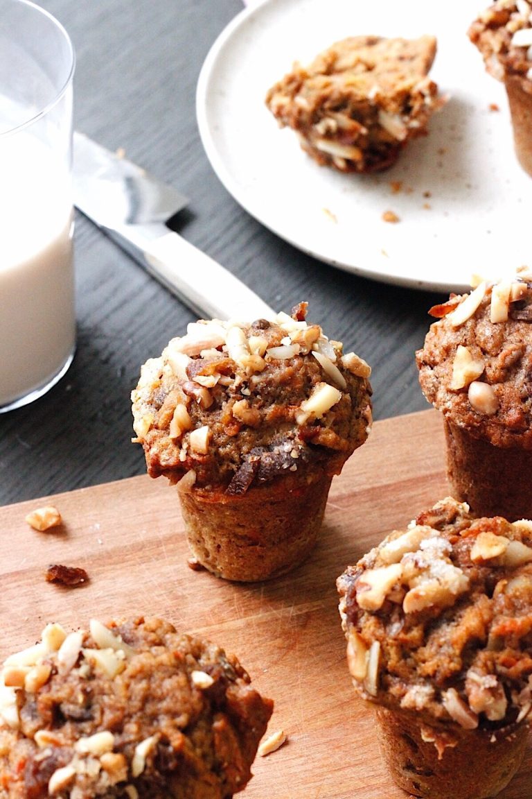 pumpkin morning glory muffins recipe - best healthy muffin recipes