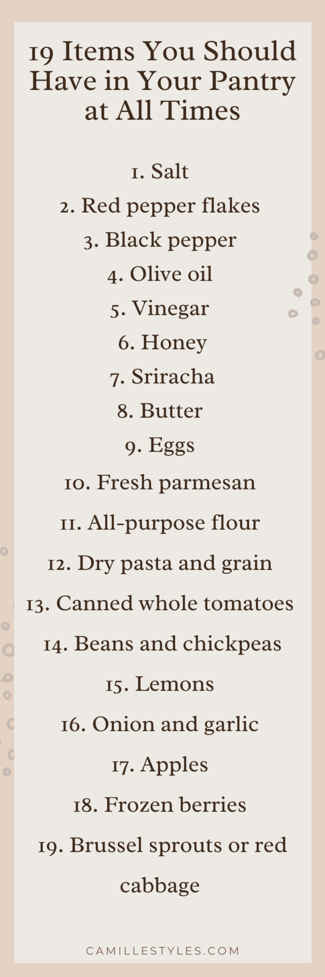 These 19 Pantry Essentials Should Be a Staple in Every Kitchen