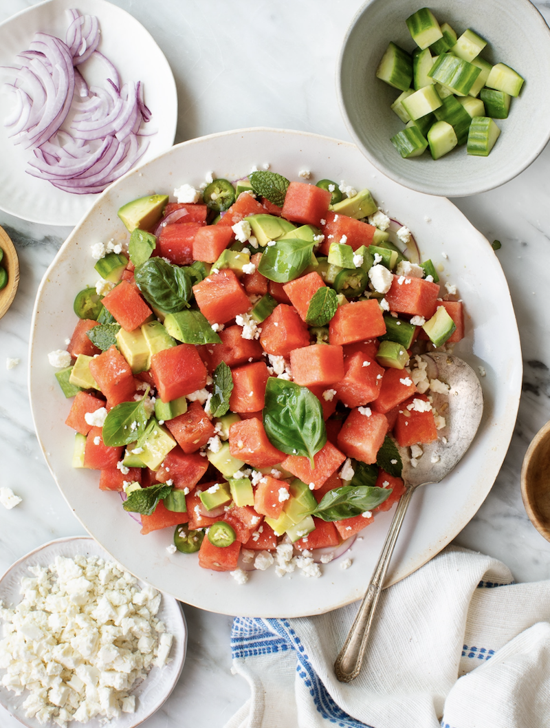 Watermelon Salad With Feta