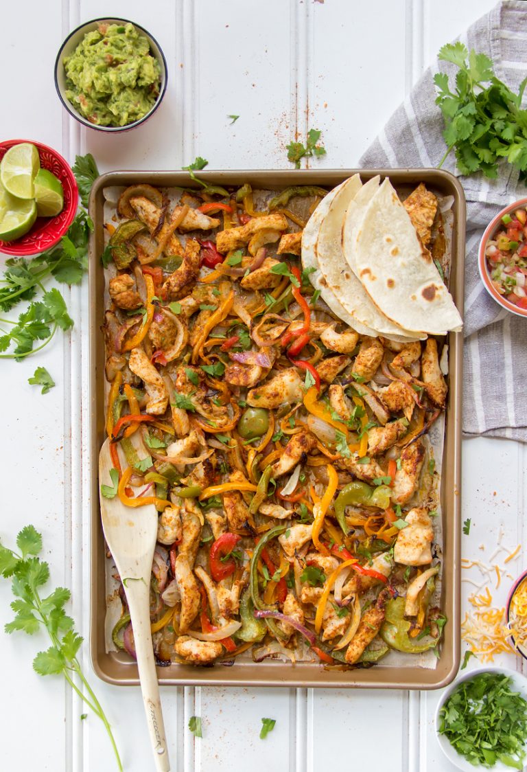 Five-Ingredient Chicken Fajitas — Camille Styles