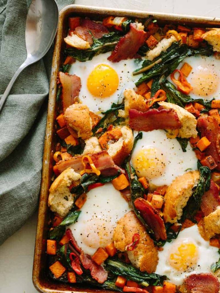 Savory Breakfast Sheet Pan — Spoon Fork Bacon