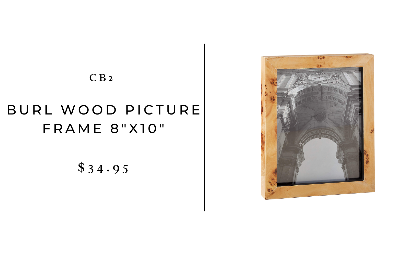 Wooden Picture Frame with Personal Photo