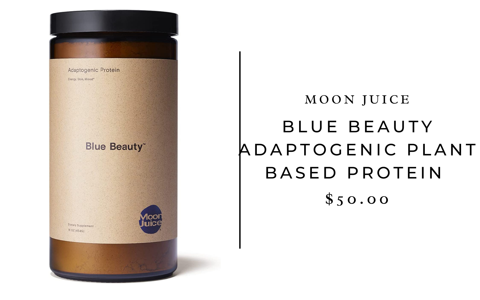 Moon Juice Blue Beauty Adaptogenic Plant-Based Protein