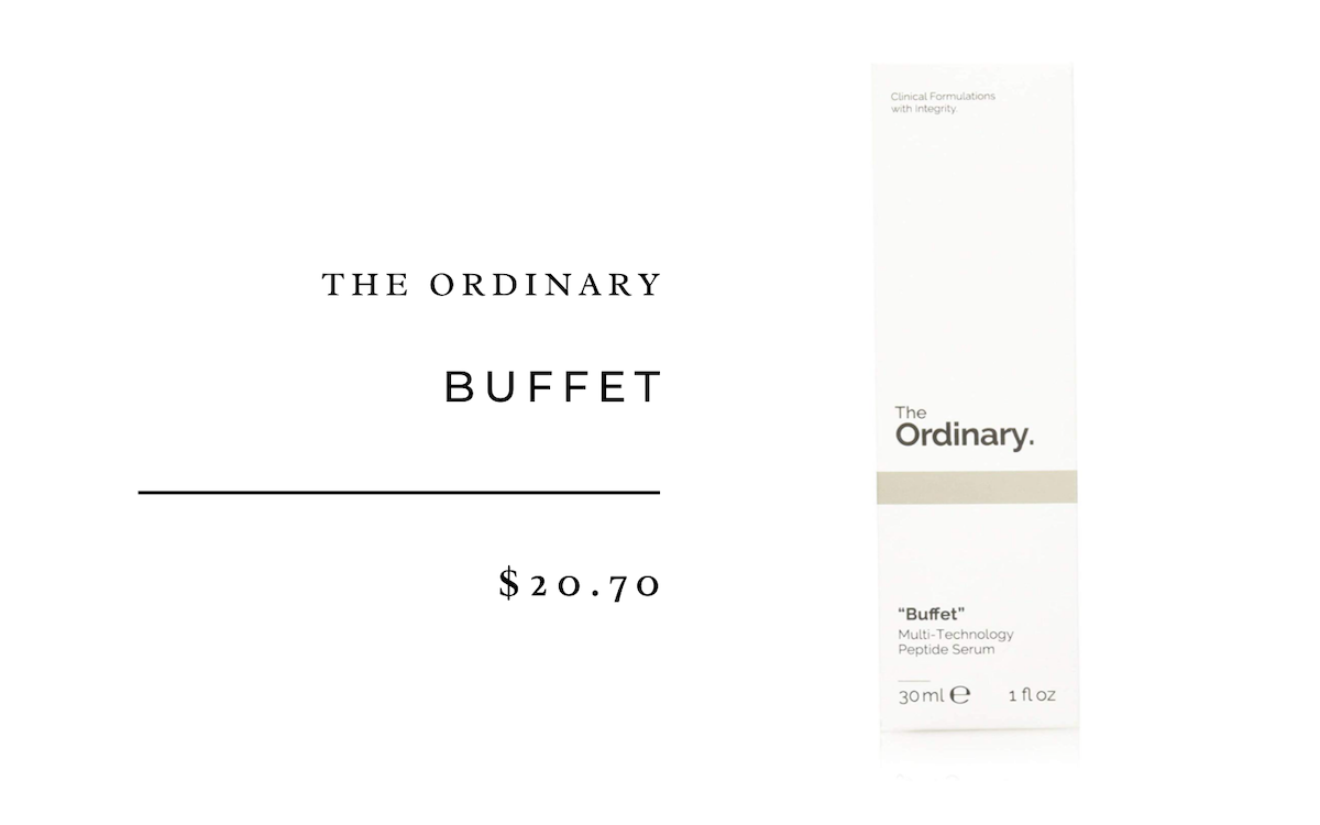 The Ordinary Buffet-best peptide cream for budget