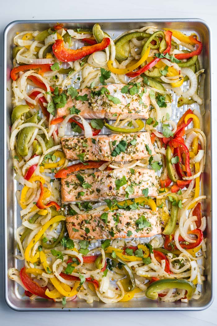 garlic lime salmon from food with feeling