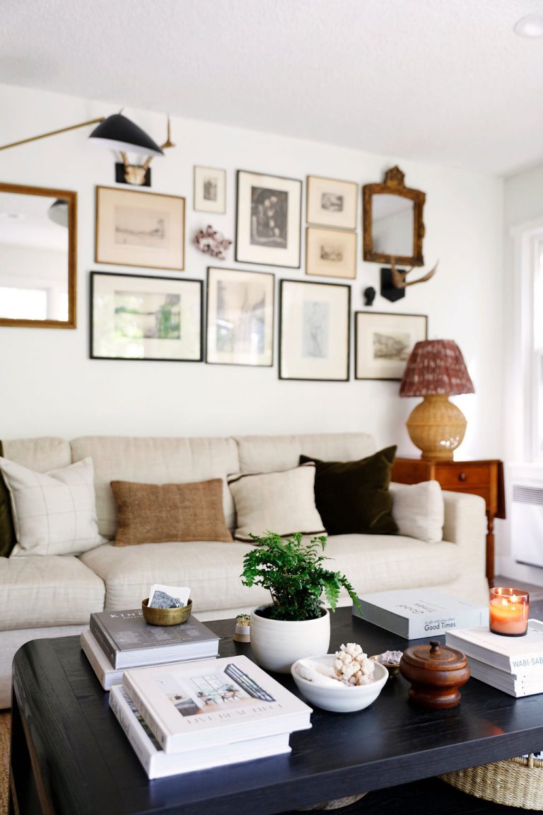 At home with Kennesha Buycks, restoration house blog, BIPOC designer, living room