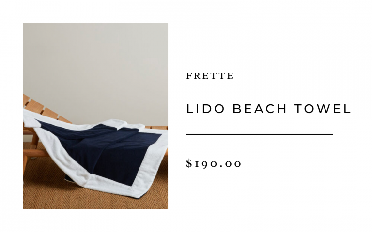 Frette Lido beach towel