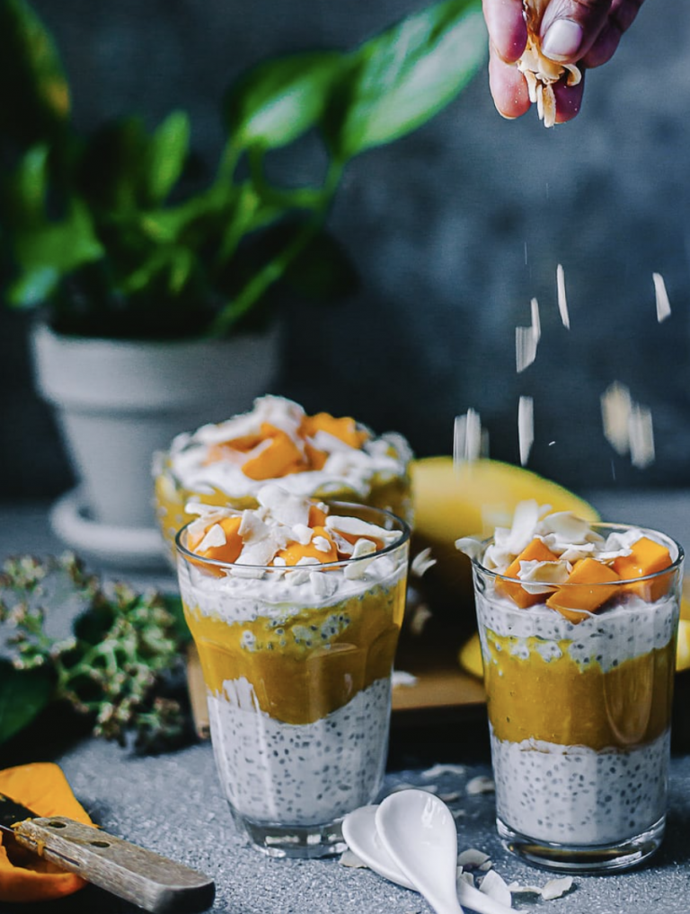 mango chia milk for playful cooking