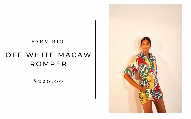 Off White Macaw Romper