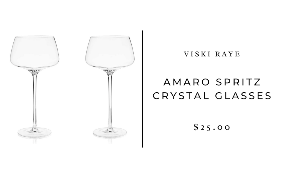 amaro spritz glasses