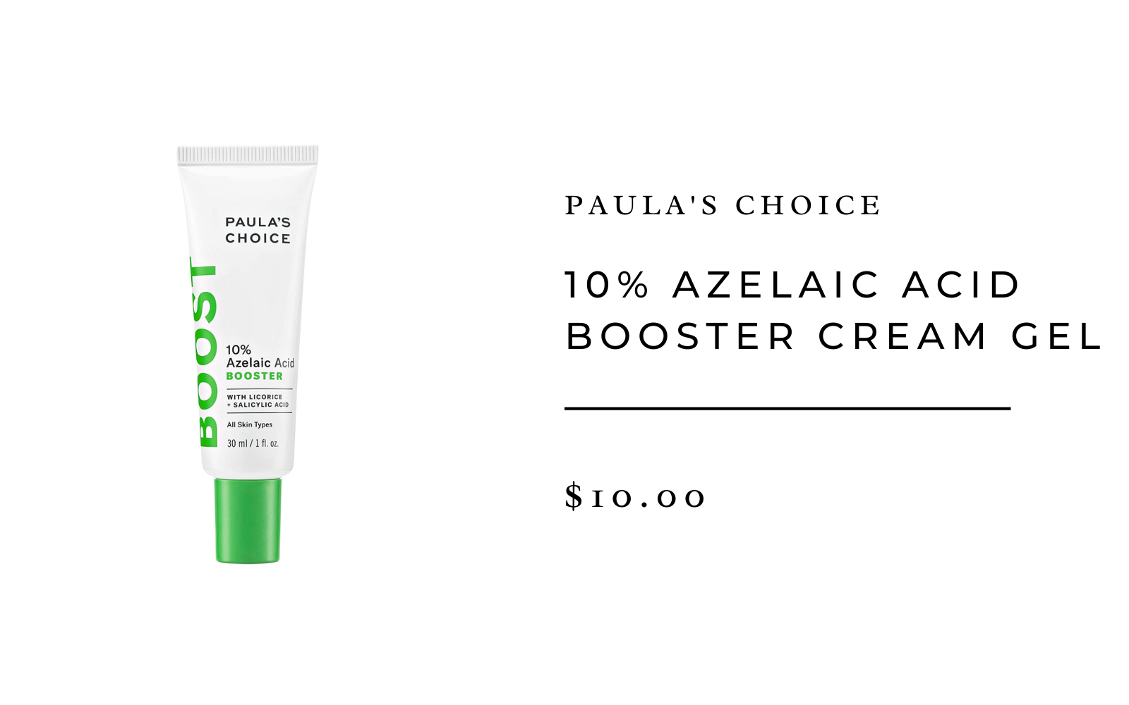 paula's choice azelaic acid booster cream gel