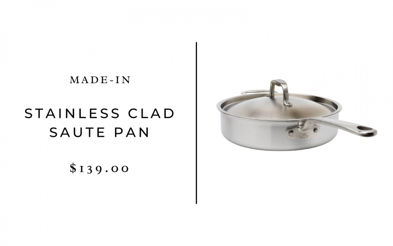 Made in kitchenware, sautéed in 3.5 ktt stainless steel