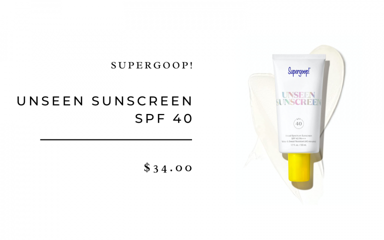 supergoop unseen sunscreen