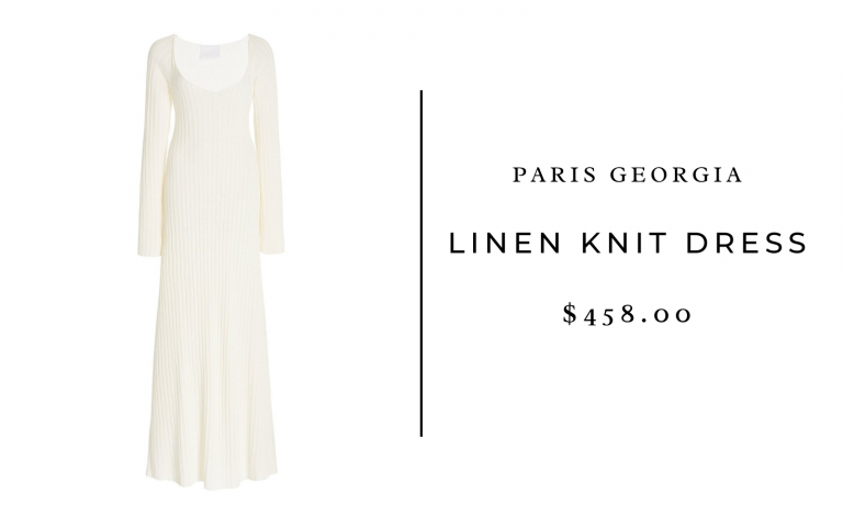 Paris Georgia Linen Knitted Dress