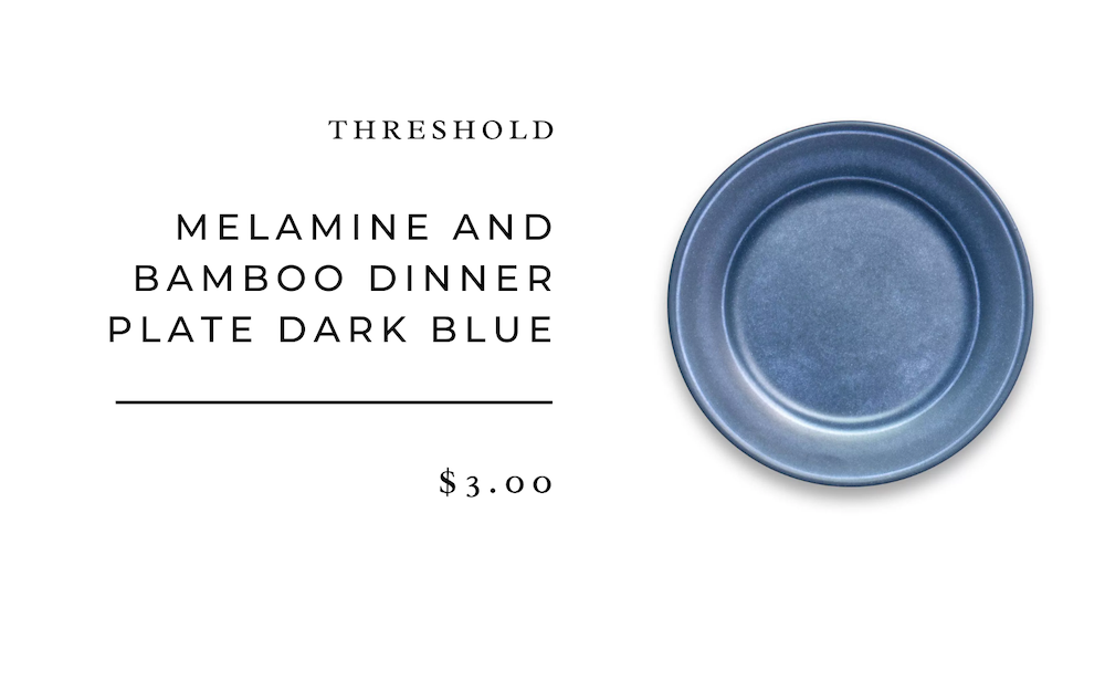 threshold blue dinner plates