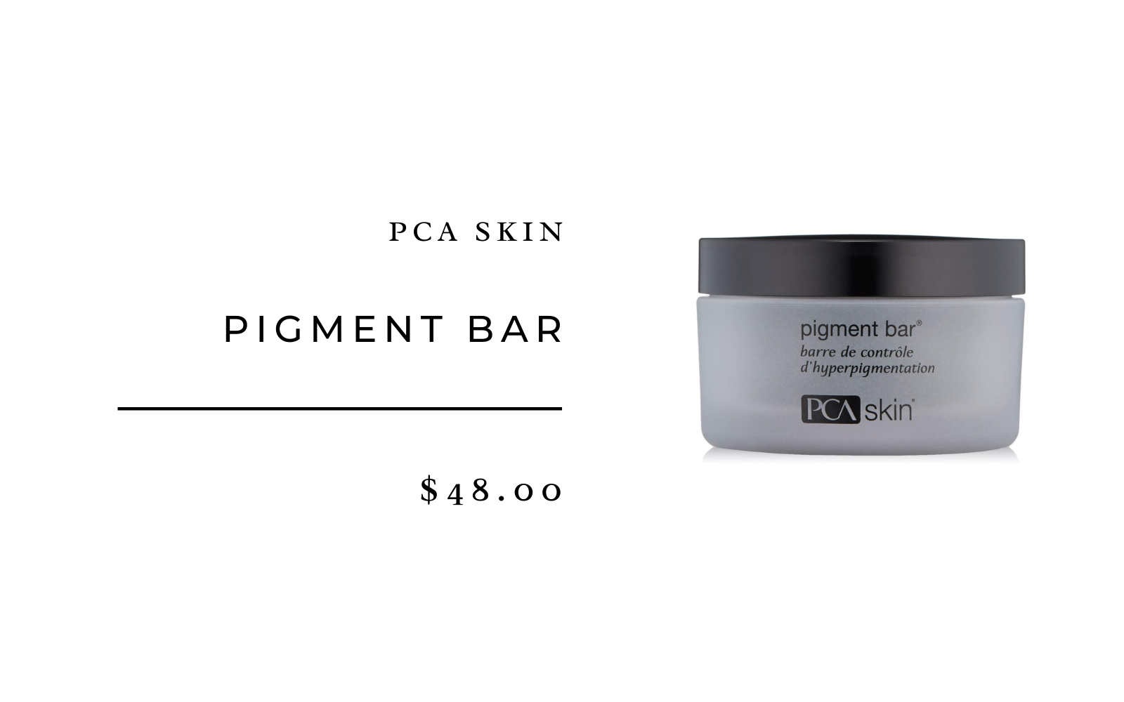 pca skin pigment bar