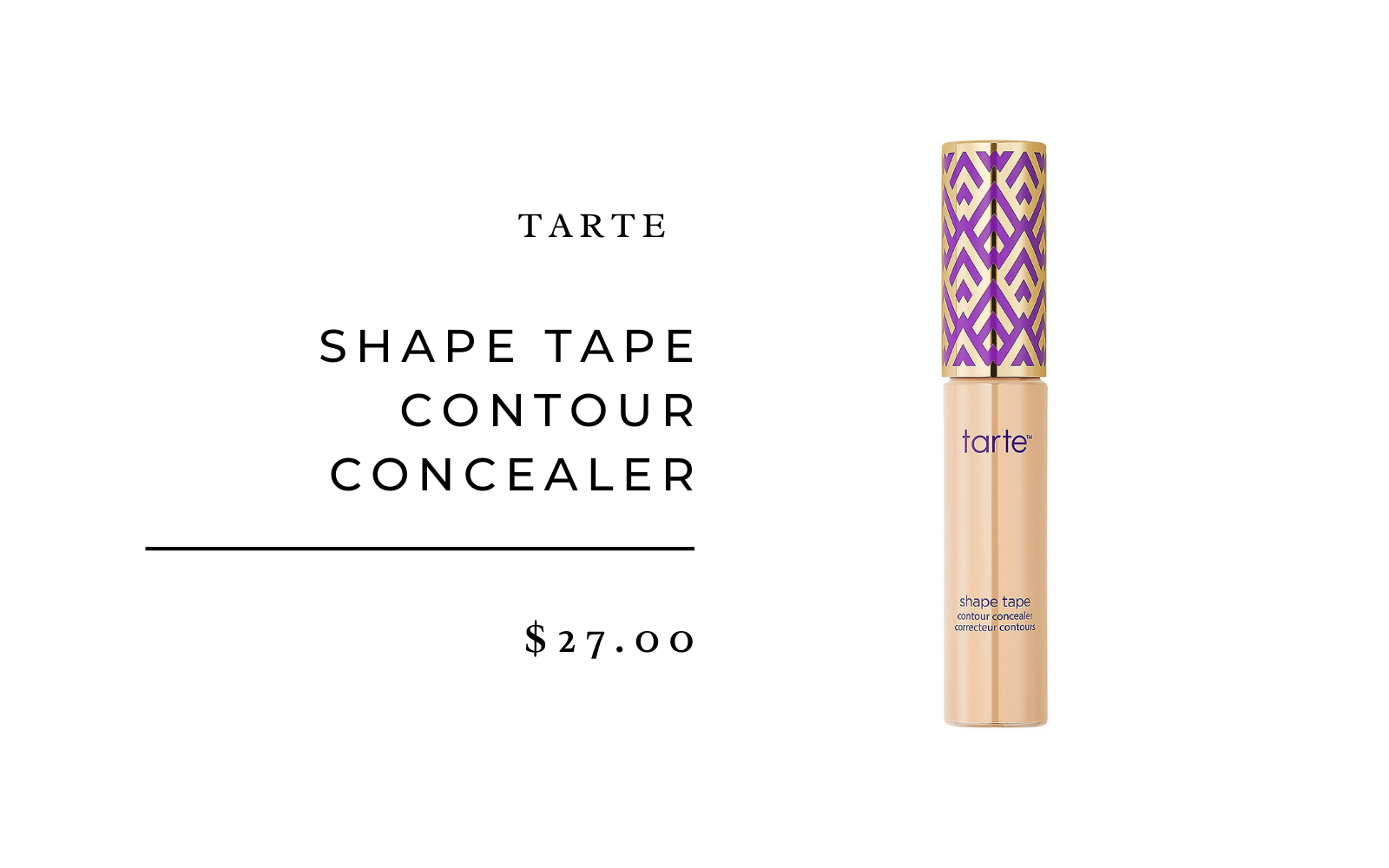 concealer, shape tape