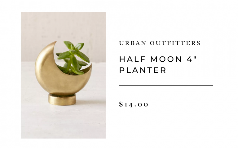 urban outfitters half moon planter