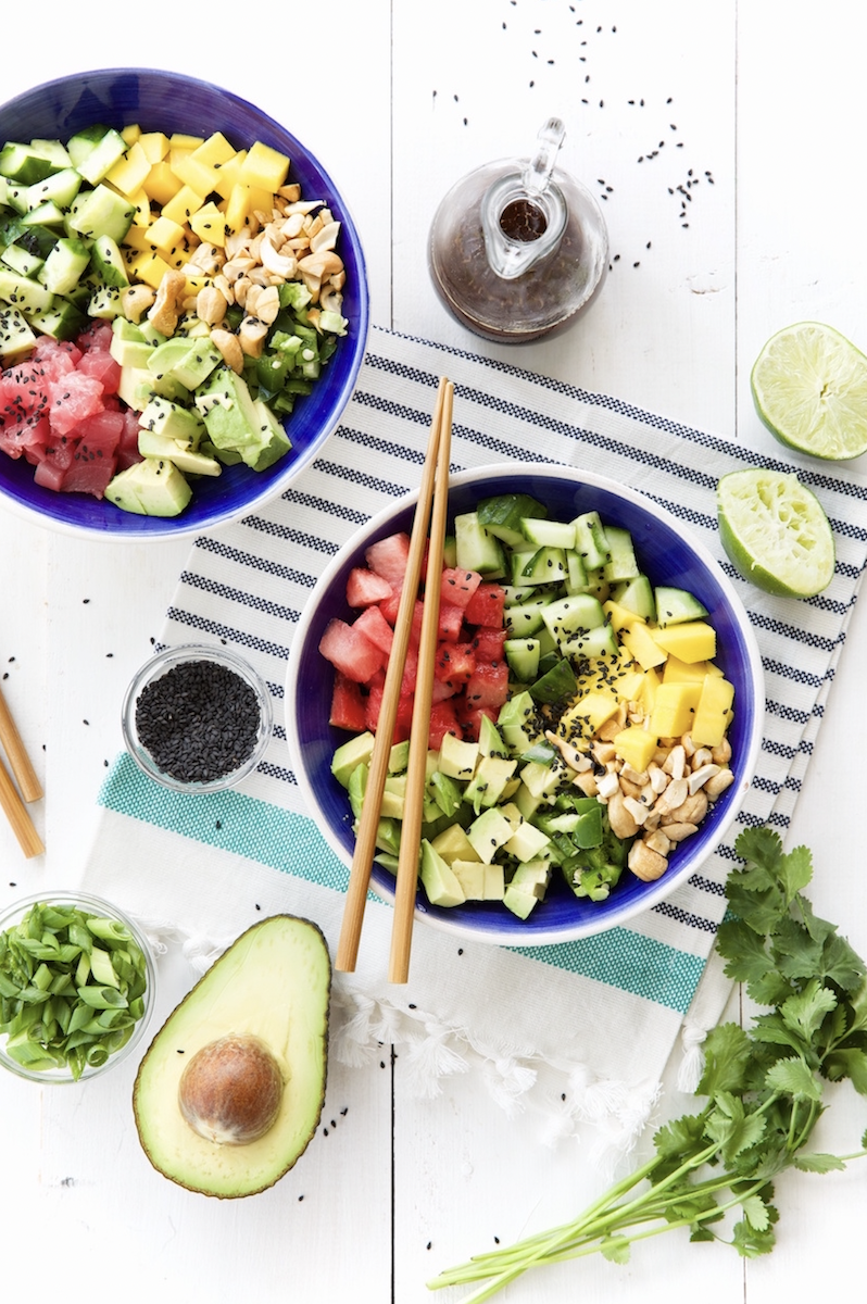 poke bowls -- camille styles