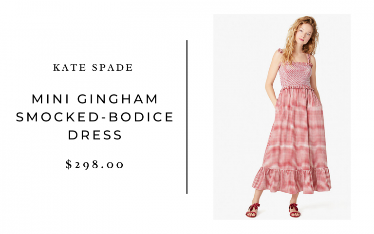 Kate Spade Gingham small short dress