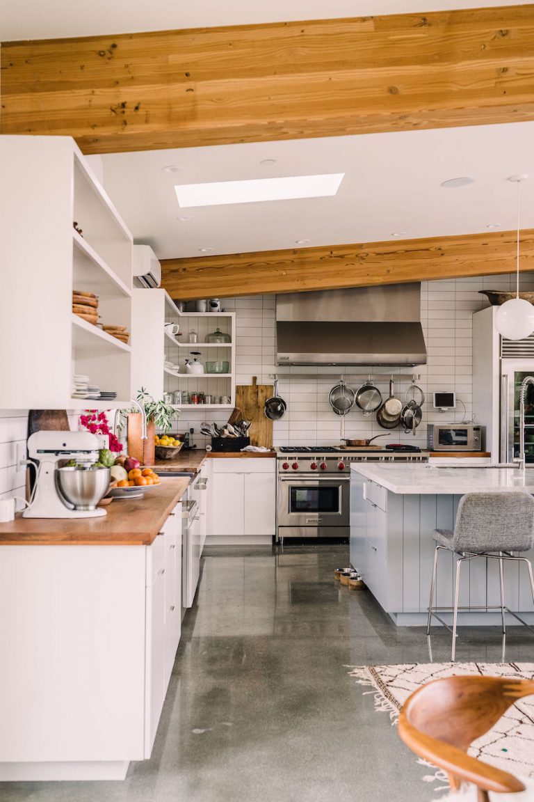 Modern Farmhouse Kitchen - Home of Helene Henderson - Malibu Farm - fresh produce and summer veggies - meal prep 